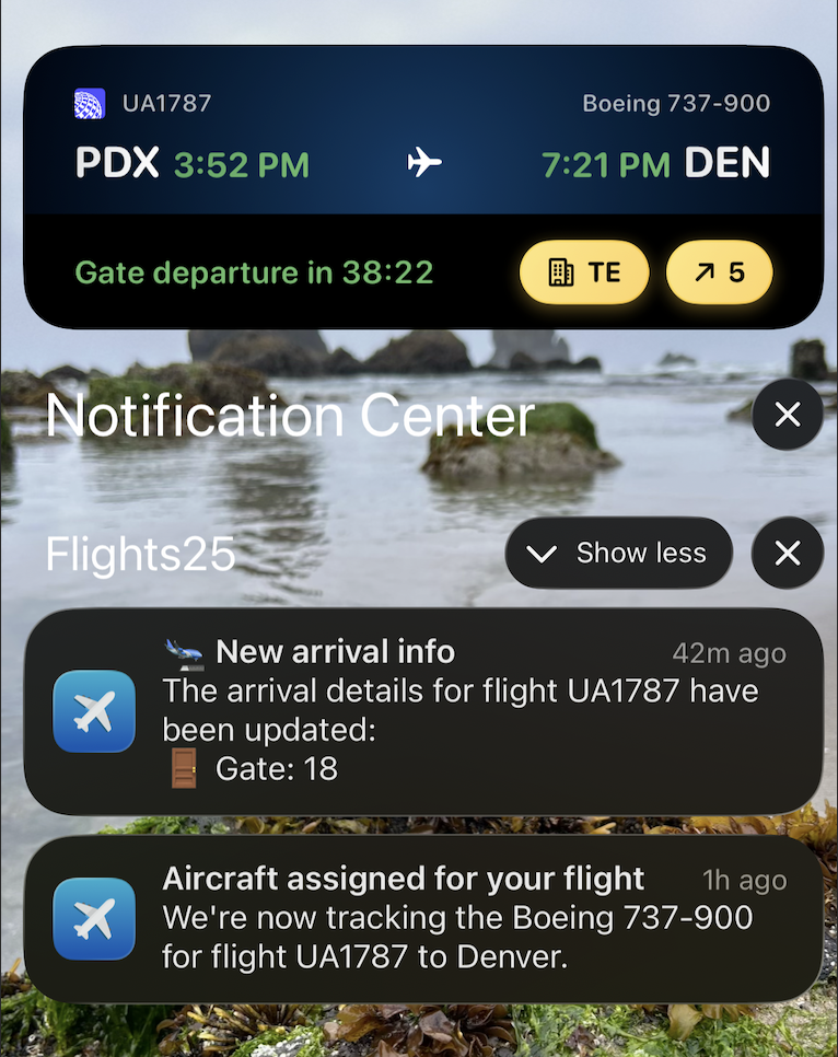 Aircraft tracking starts early, allowing for quick recognition of potential delays. 